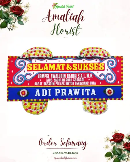 Papan Bunga Ucapan Selamat Lapadde